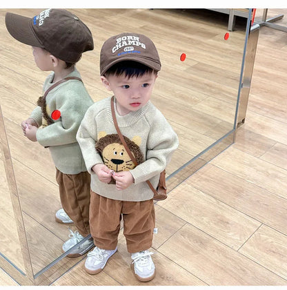 Spring Baby Boy Lion Tops