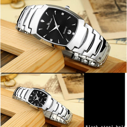 Couple Stainless Steel Watches