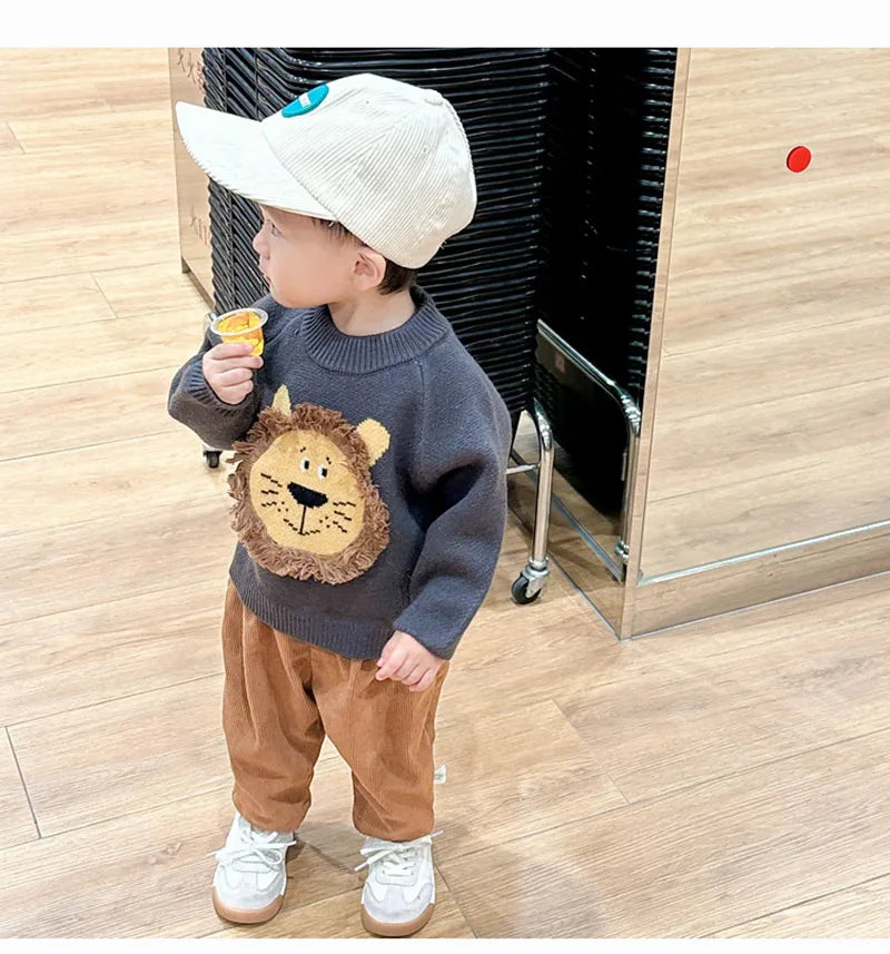 Spring Baby Boy Lion Tops