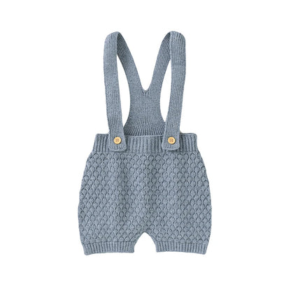 Newborn Baby Sleeveless Knitted Jumpsuits