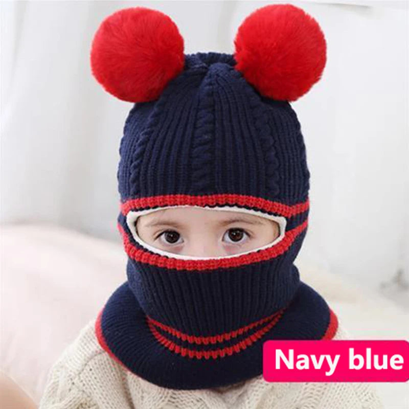 Baby Pom-Pom Winter Hat