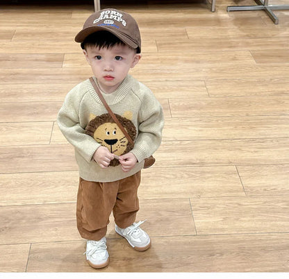 Spring Baby Boy Lion Tops