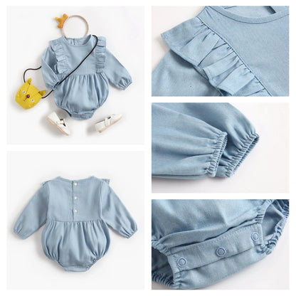 Bodysuits - Summer-Girl - 0 to 3y 🌸 Princess Floral Cotton Baby Bodysuit