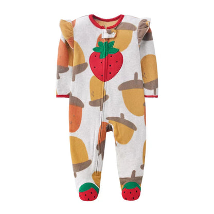 Baby Fleece Animal Jumpsuit