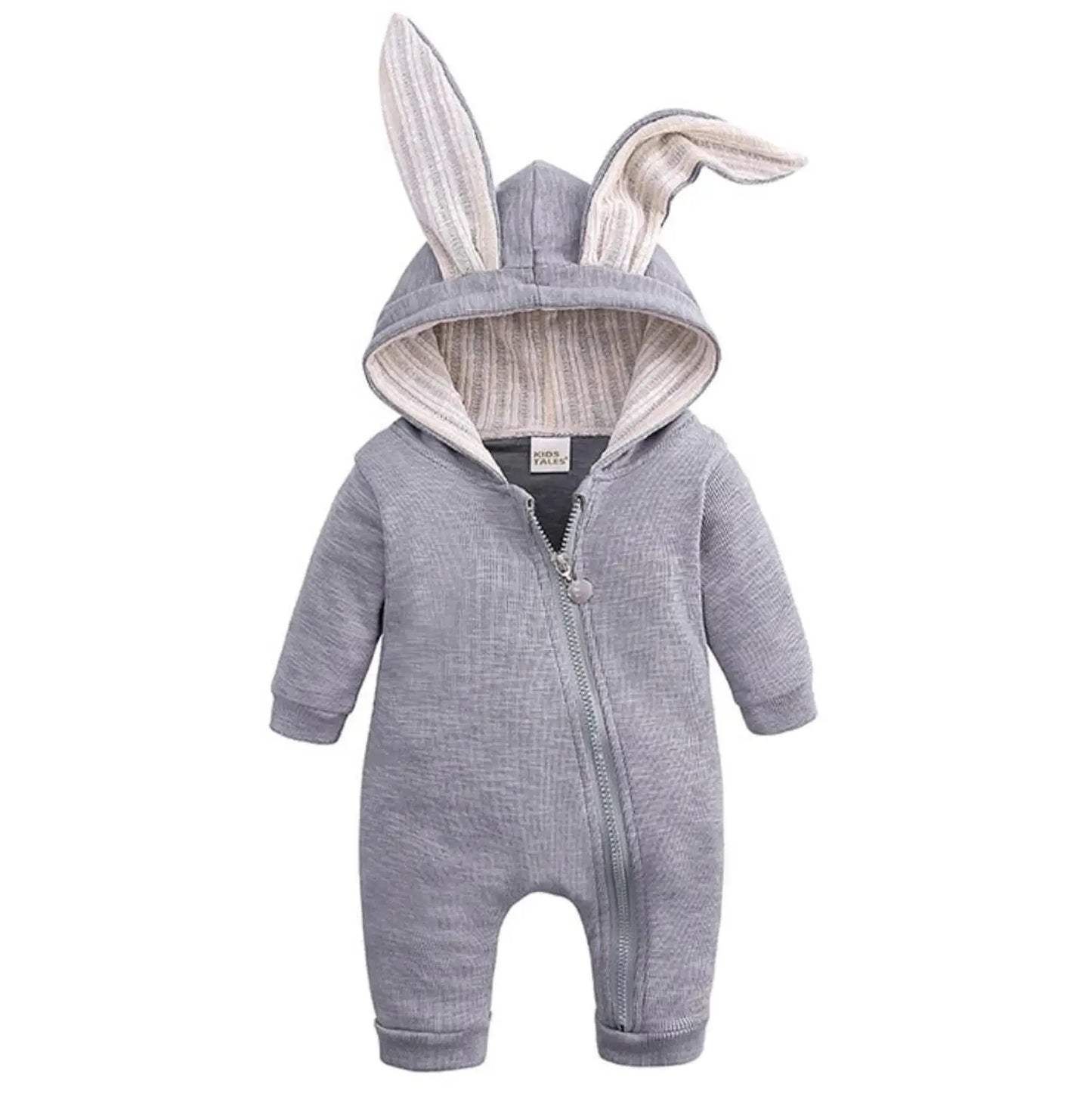 Baby Boy Hooded Knit Jumpsuit