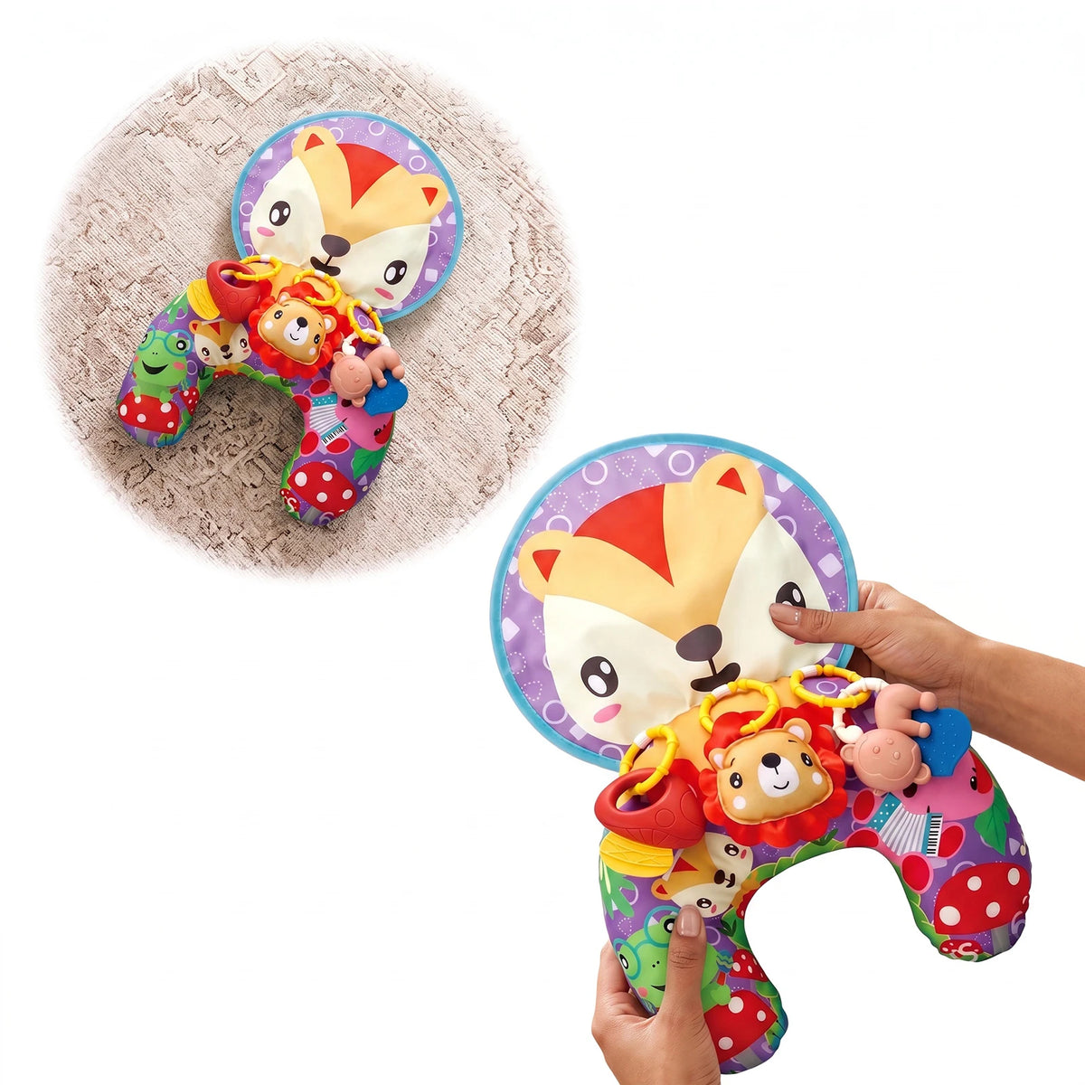Toys - Tummy Time Pillow - Newborn Baby Tummy Time Pillow U-Shape Head Lift