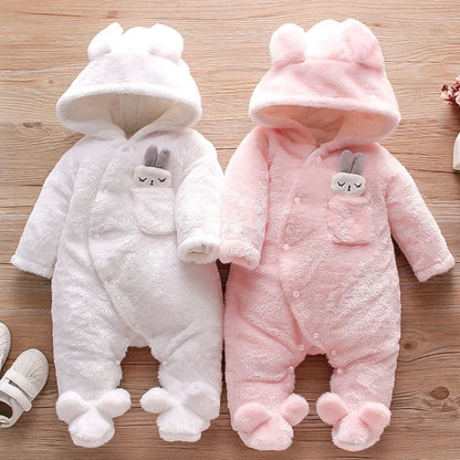 Baby Plush Warm Outfit -Winter 0-2Y