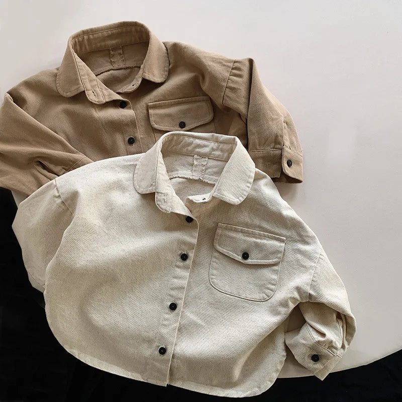 Autumn Boys Cotton Shirt