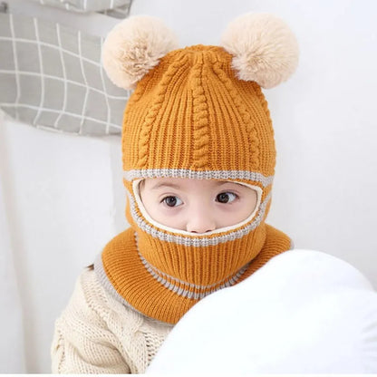 Kids Winter Hat & Scarf Set