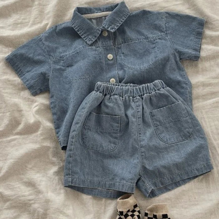 Baby Boy Summer Linen Outfit