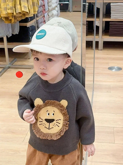 Spring Baby Boy Lion Tops