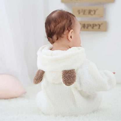 Newborn Winter Fleece Baby Jumpsuits