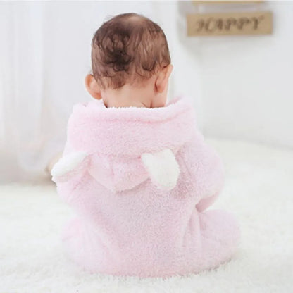 Newborn Winter Fleece Baby Jumpsuits