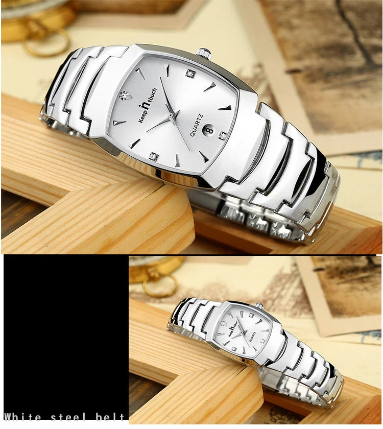 Couple Stainless Steel Watches