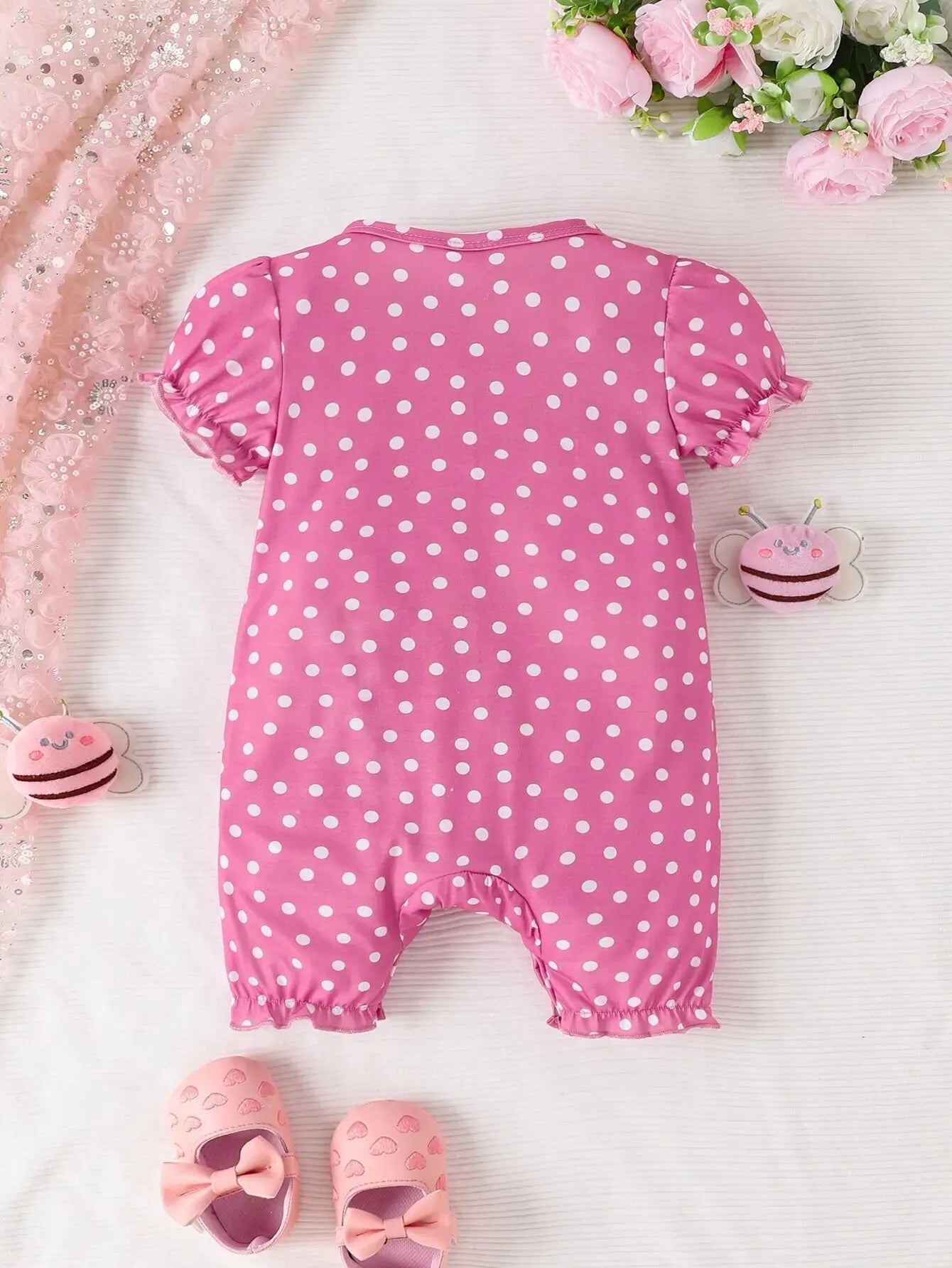 Summer Baby Girl Polka Jumpsuit