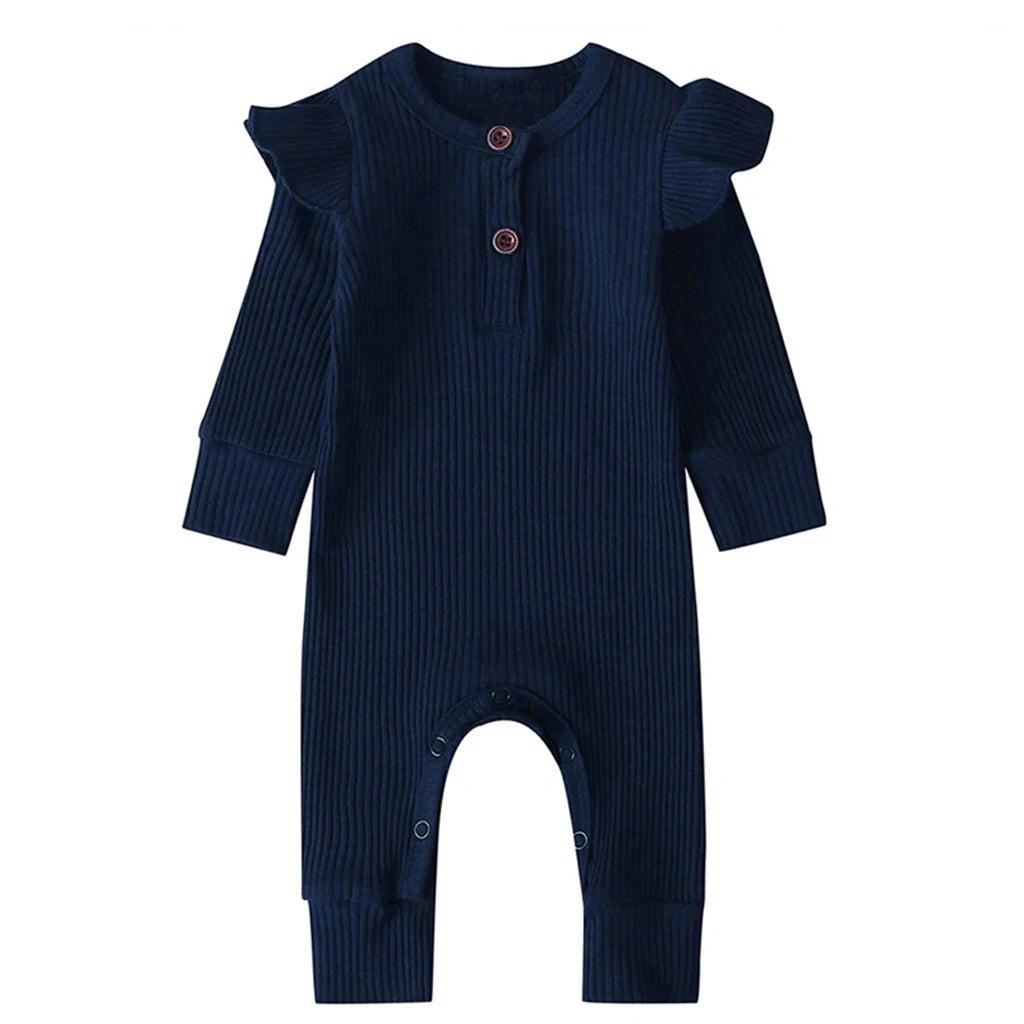 Baby Long-Sleeve Jumpsuit Set