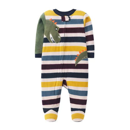 Baby Fleece Animal Jumpsuit