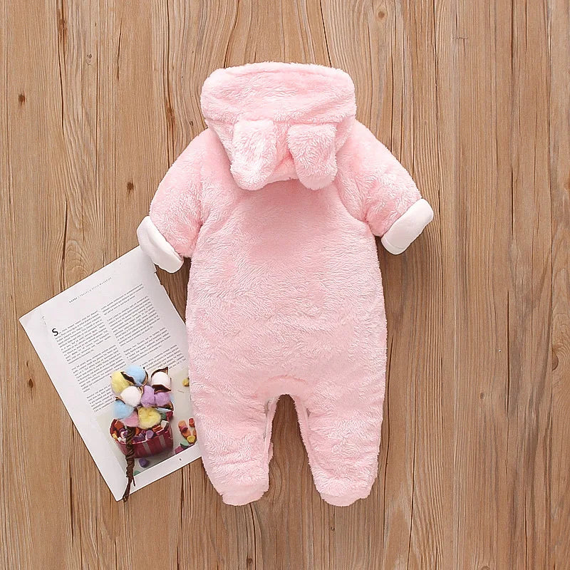 Baby Plush Warm Outfit -Winter 0-2Y