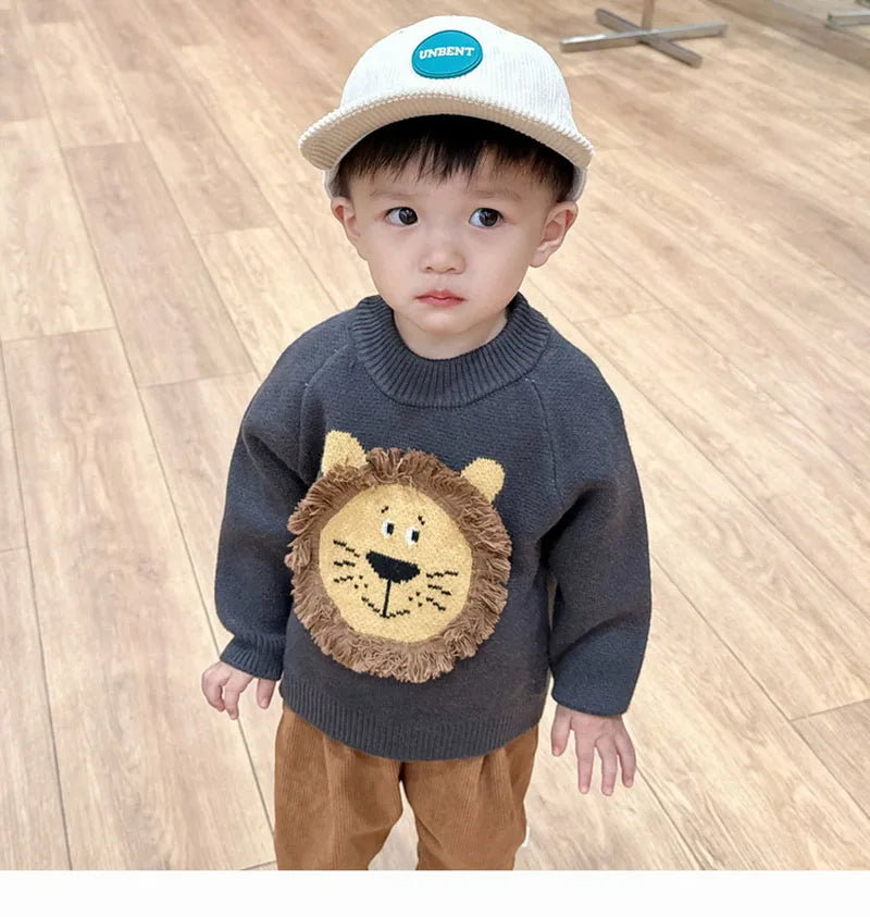 Spring Baby Boy Lion Tops