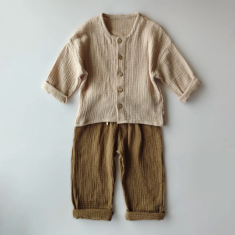 Baby Boy Bear Print Outfit