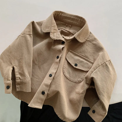 Autumn Boys Cotton Shirt