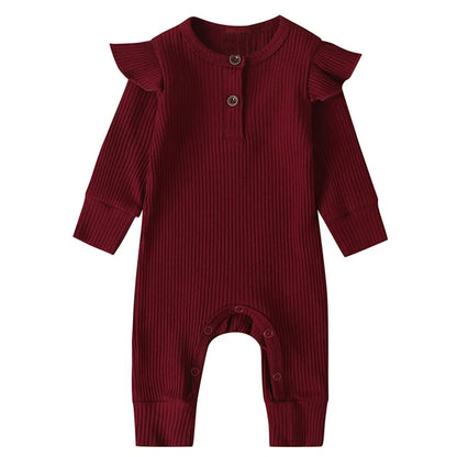 Baby Long-Sleeve Jumpsuit Set