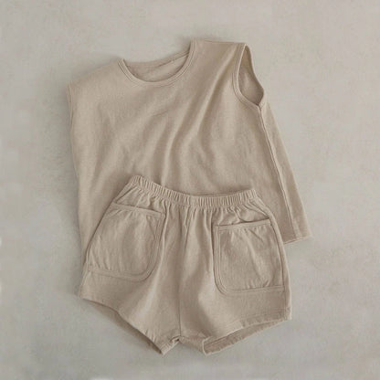 Baby Boy Summer Shorts Set