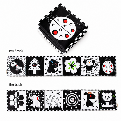 Books - Baby PARENT-Child Learning By Soft Cloth Book - 1m to 36m - 3D Touch & Feel High-Contrast Sensory Cloth Book