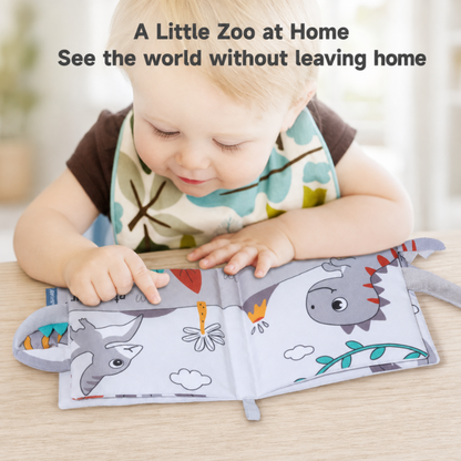 Books - Baby PARENT-Child Learning By Soft Cloth Book - 1m to 36m - 3D Touch & Feel High-Contrast Sensory Cloth Book