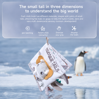 Books - Baby PARENT-Child Learning By Soft Cloth Book - 1m to 36m - 3D Touch & Feel High-Contrast Sensory Cloth Book