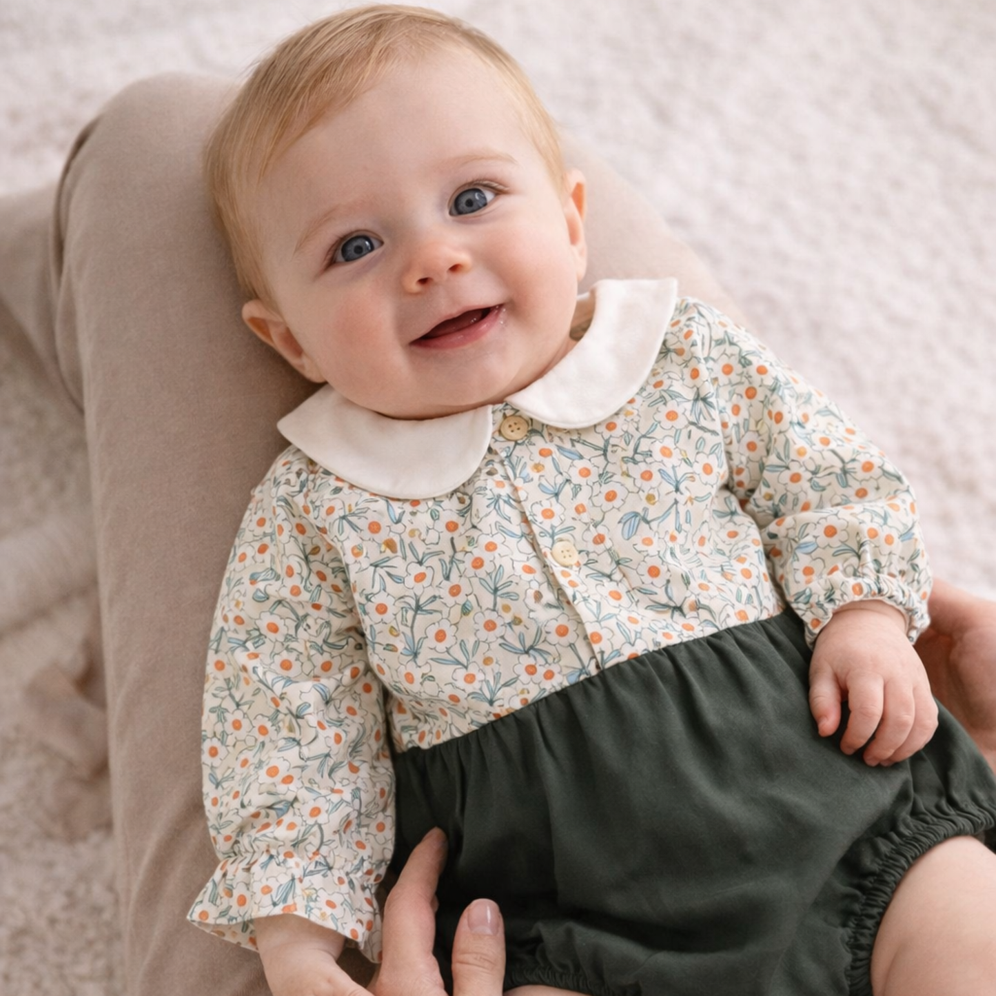 Bodysuits - Summer-Girl - 0 to 3y 🌸 Princess Floral Cotton Baby Bodysuit