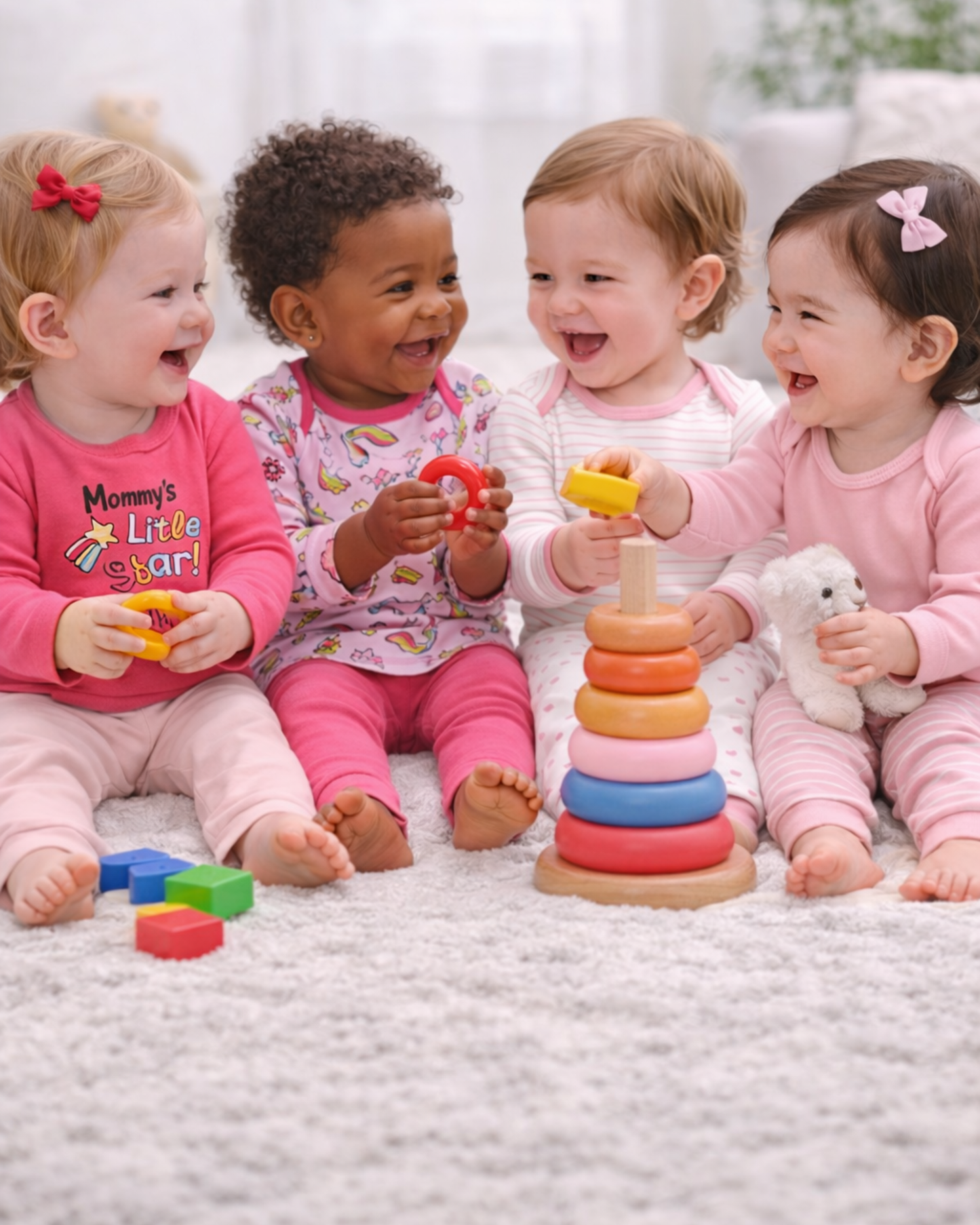 Matching - Sets - Autumn - Girl & Boy - 0 to 12m - Autumn & Spring 👶 Unisex Cotton Long Sleeve Essentials Bundle (6 or 8 Pieces)