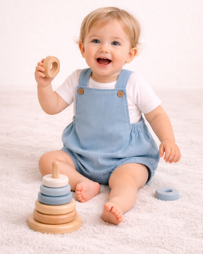 Bodysuits - Summer - Girl & Boy - 3m to 24m 🧸 Velvet Unisex Baby Bodysuit Main