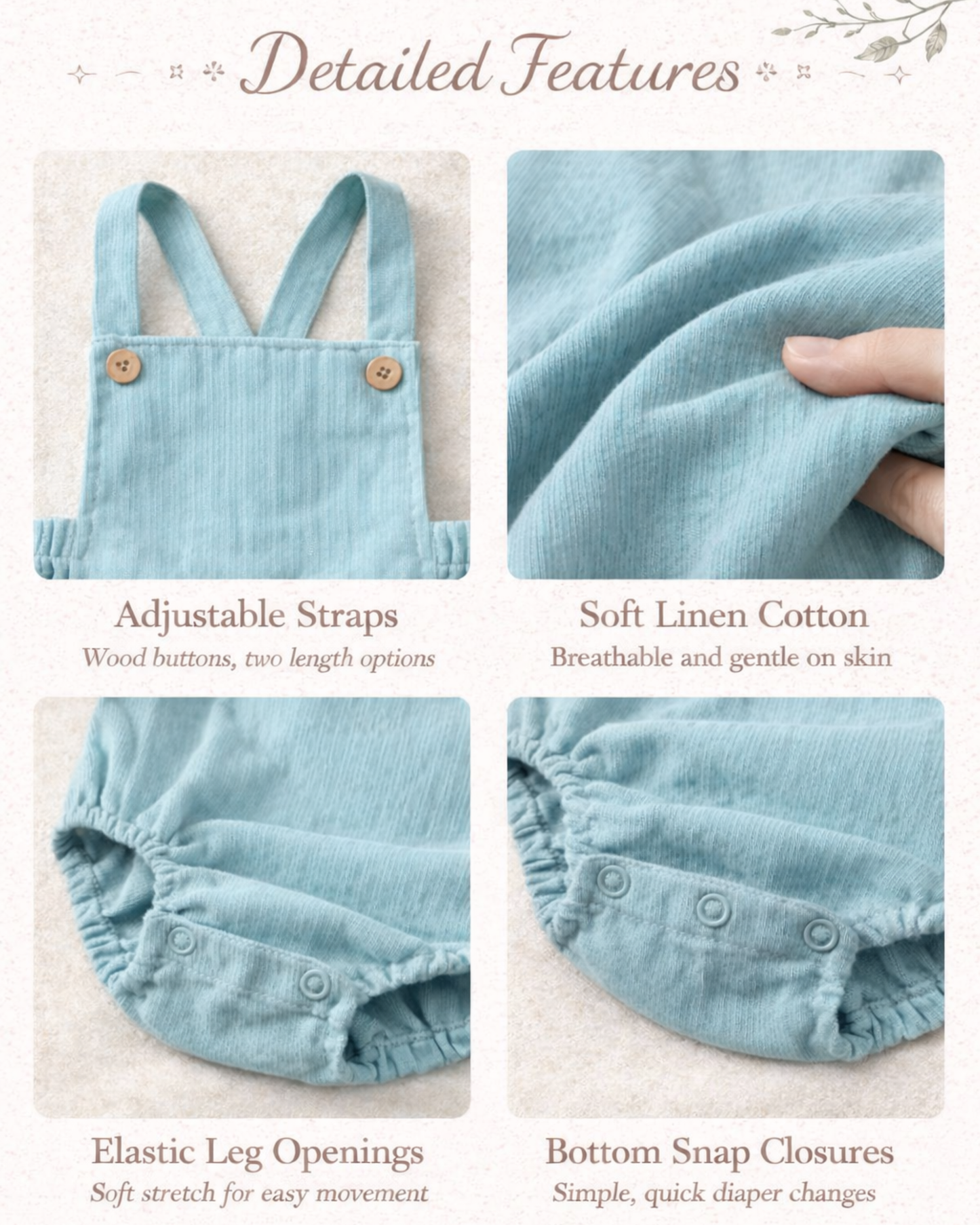 Bodysuits - Summer - Girl & Boy - 3m to 24m 🧸 Velvet Unisex Baby Bodysuit Main