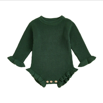 Bodysuits - Autumn - Girl & Boy - 0-12M 🍂 Baby Autumn Knit Cotton Bodysuit