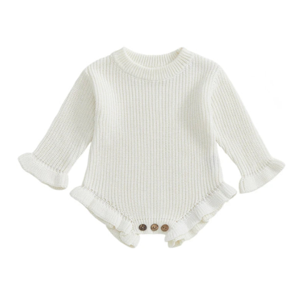 Bodysuits - Autumn - Girl & Boy - 0-12M 🍂 Baby Autumn Knit Cotton Bodysuit