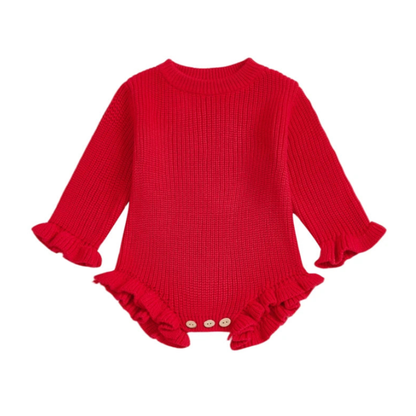 Bodysuits - Autumn - Girl & Boy - 0-12M 🍂 Baby Autumn Knit Cotton Bodysuit