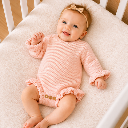 Bodysuits - Autumn - Girl & Boy - 0-12M 🍂 Baby Autumn Knit Cotton Bodysuit