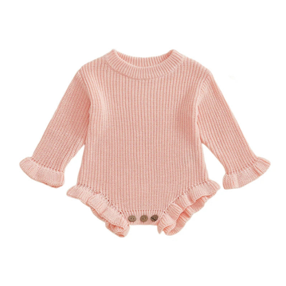Bodysuits - Autumn - Girl & Boy - 0-12M 🍂 Baby Autumn Knit Cotton Bodysuit