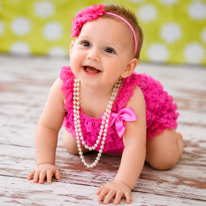 Bodysuits - Summer - Girl - 3m to 3y 👗 Soft Lace Ruffle Bodysuit for Baby Girls Main