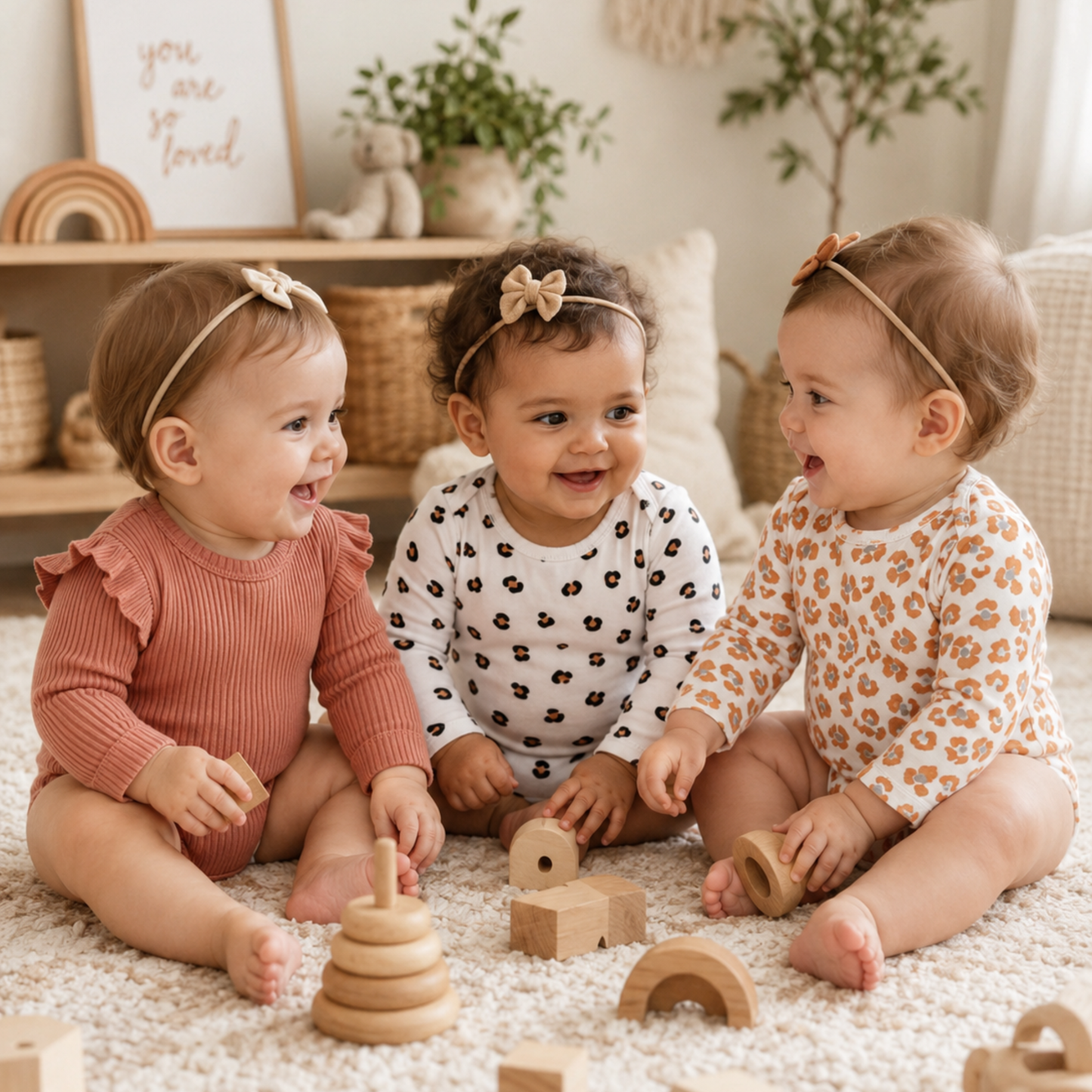 Bodysuits - Bundle Deal - Summer - Girl & Boy - 0 to 12m 👶🌸 Baby Cotton Bodysuit Set of 3