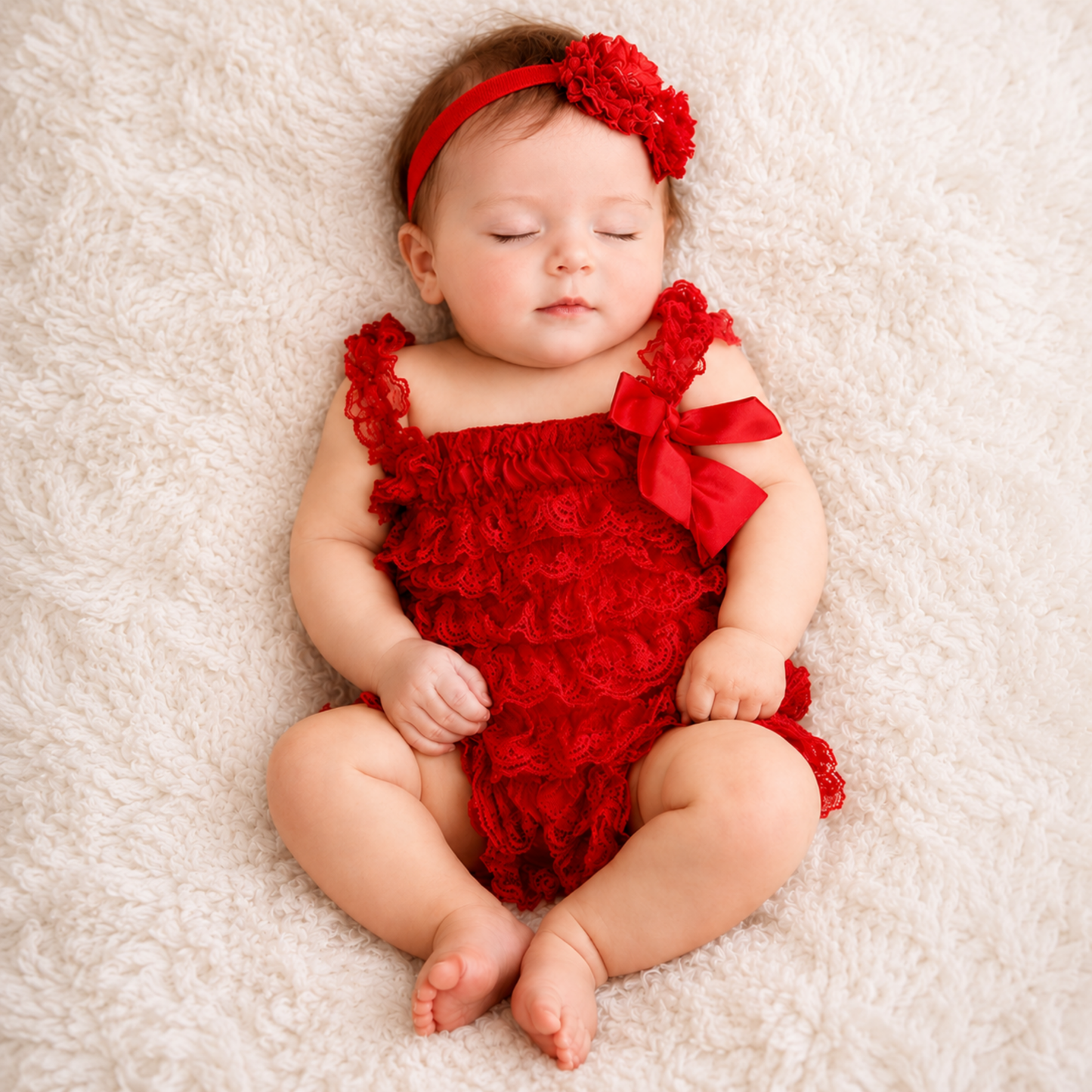 Bodysuits - Summer - Girl - 3m to 3y 👗 Soft Lace Ruffle Bodysuit for Baby Girls