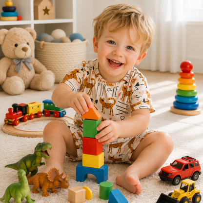 Bodysuits - Summer - Boy - 0 to 3y 👶Gentle Cotton Summer Baby Bodysuit