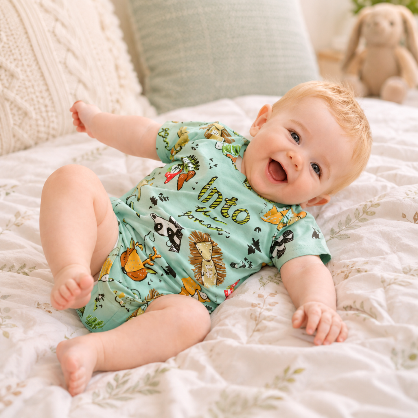 Bodysuits - Summer - Boy - 0 to 3y 👶Gentle Cotton Summer Baby Bodysuit