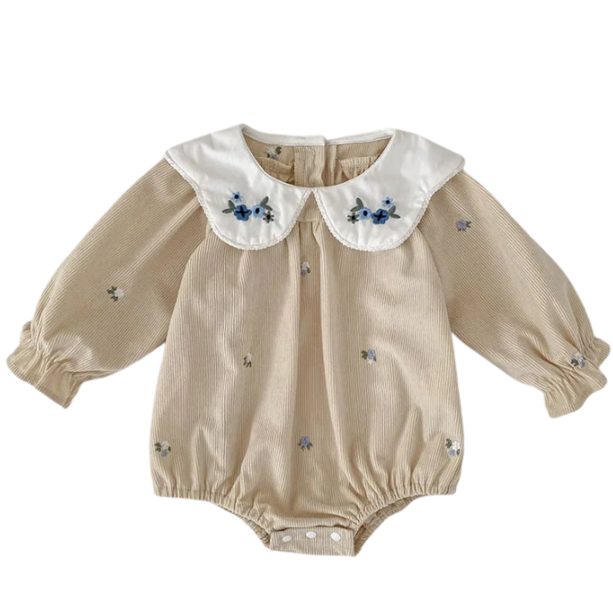 Bodysuits - Girls - 0–2Y - 👶 Long-Sleeved Ruffle Flower Bodysuit Main