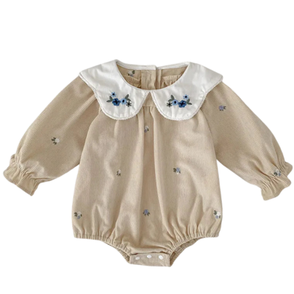 Bodysuits - Girls - 0–2Y - 👶 Long-Sleeved Ruffle Flower Bodysuit Main