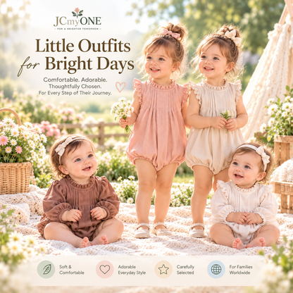 Bodysuits – Summer👗 Girls – 3M–3Y – Solid Cotton Bodysuit