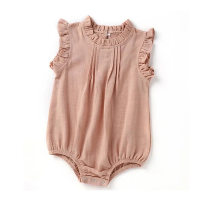 Bodysuits – Summer👗 Girls – 3M–3Y – Solid Cotton Bodysuit