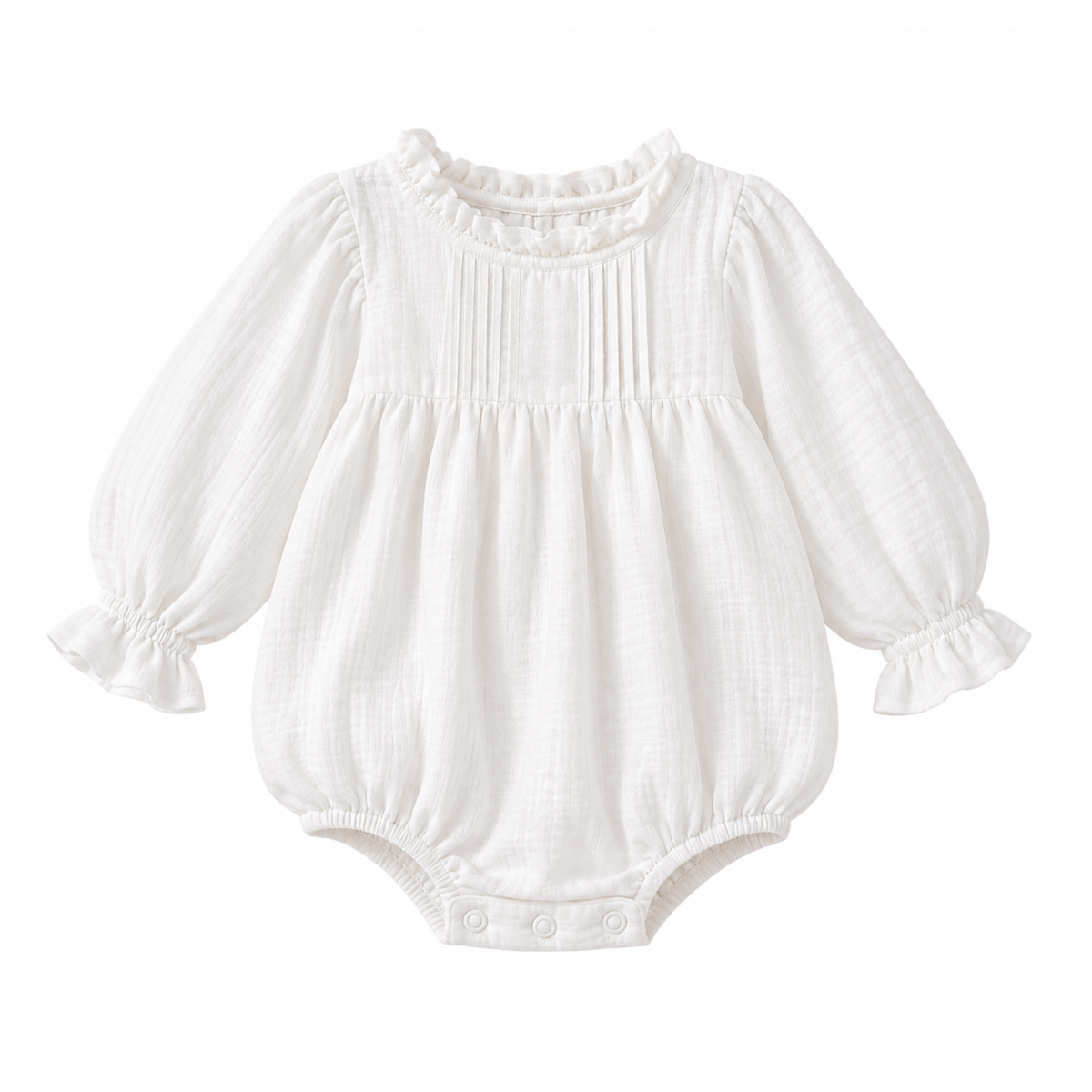 Bodysuits – Summer👗 Girls – 3M–3Y – Solid Cotton Bodysuit