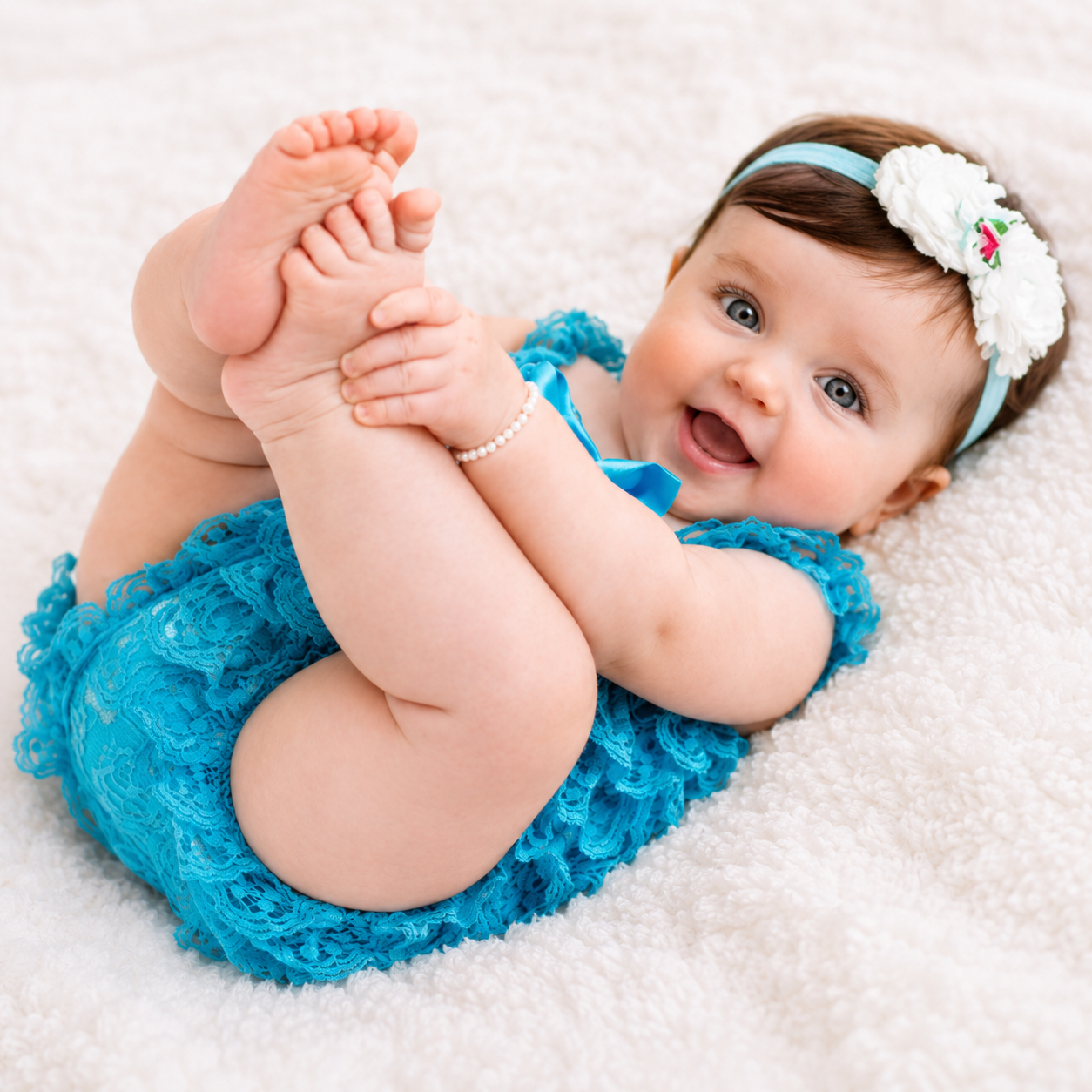 Bodysuits - Summer - Girl - 3m to 3y 👗 Soft Lace Ruffle Bodysuit for Baby Girls